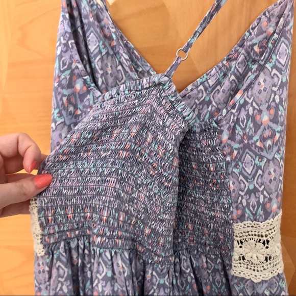 HOLLISTER CO. Pastel Purple Aztec Sun Dress | M - Picture 10 of 12